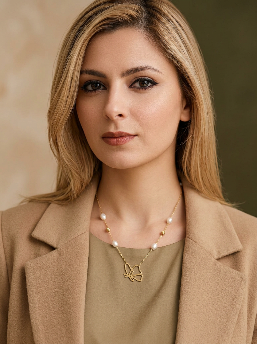 گردنبند پروانه کارتونی