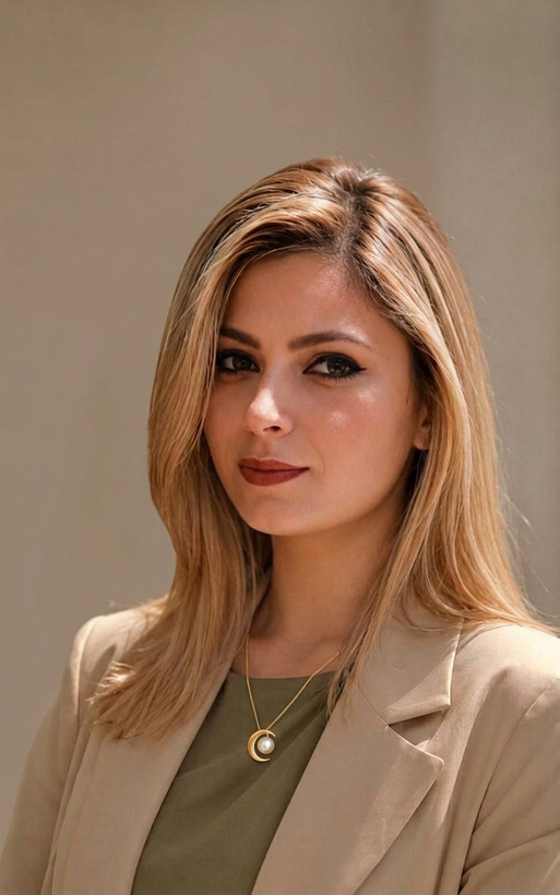 گردنبند طرح ماه و مروارید