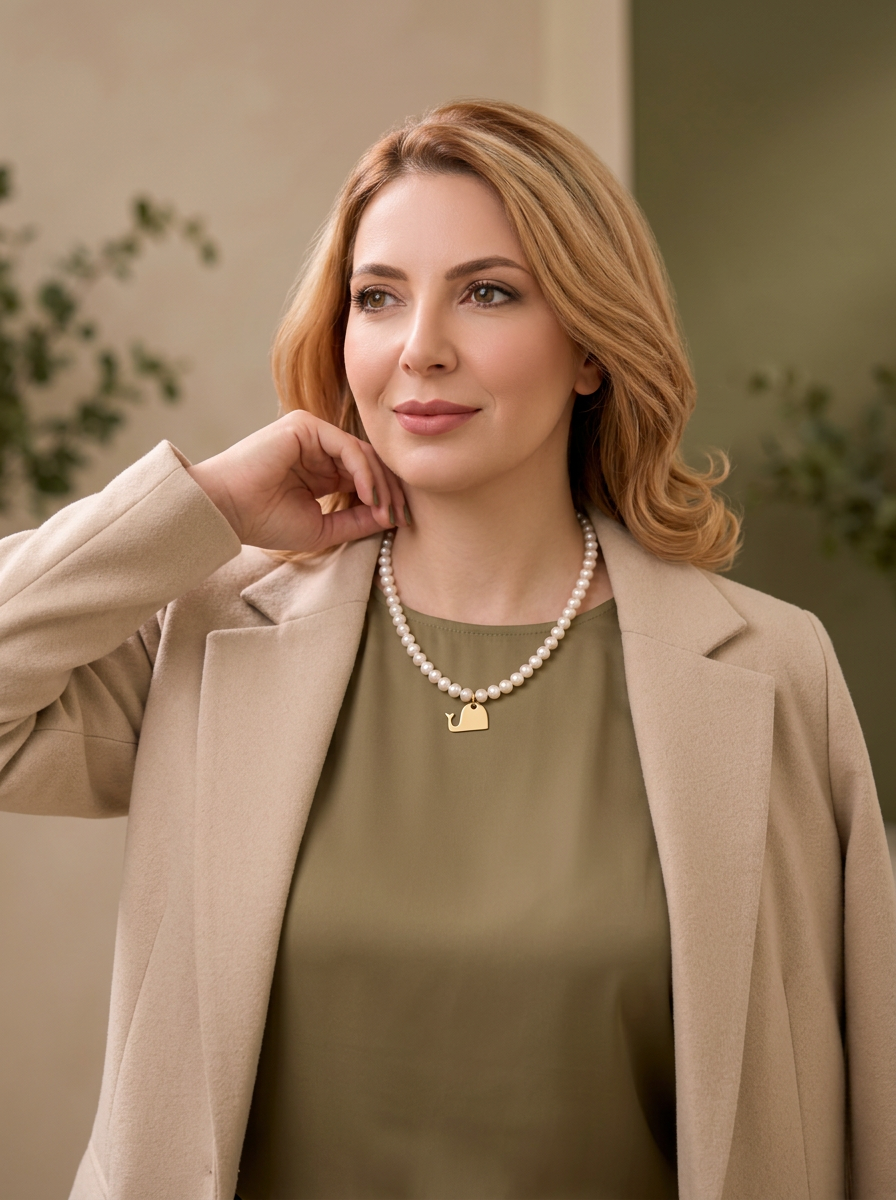 گردنبند وال و مروارید