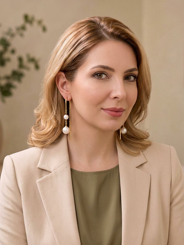 گوشواره دو مروارید